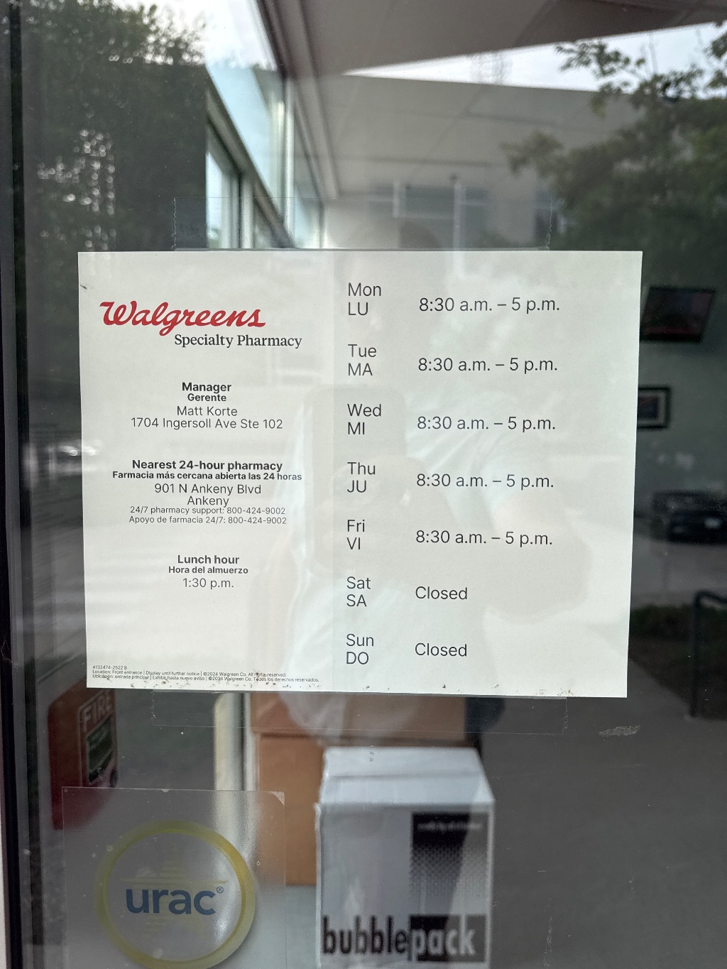 Walgreens Pharmacy storefront